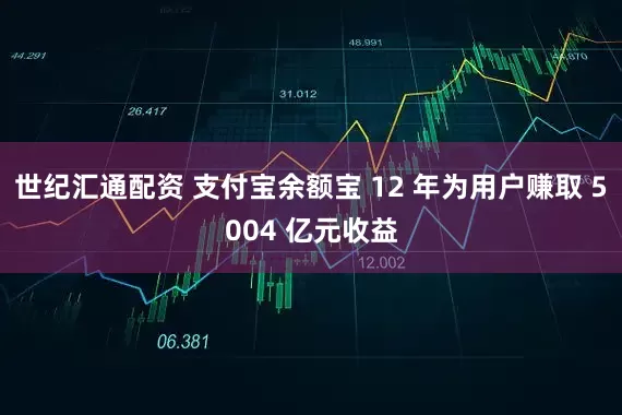 世纪汇通配资 支付宝余额宝 12 年为用户赚取 5004 亿元收益