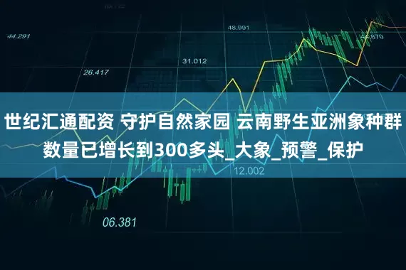 世纪汇通配资 守护自然家园 云南野生亚洲象种群数量已增长到300多头_大象_预警_保护